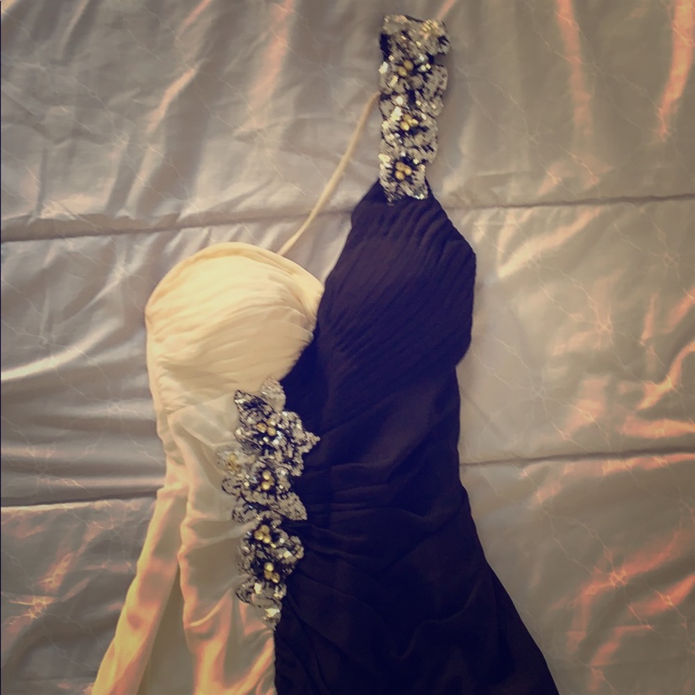 Black & White Prom Dress